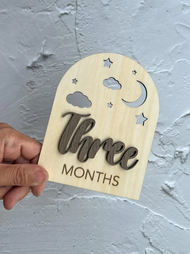 Gender Neutral Baby Milestone Cards