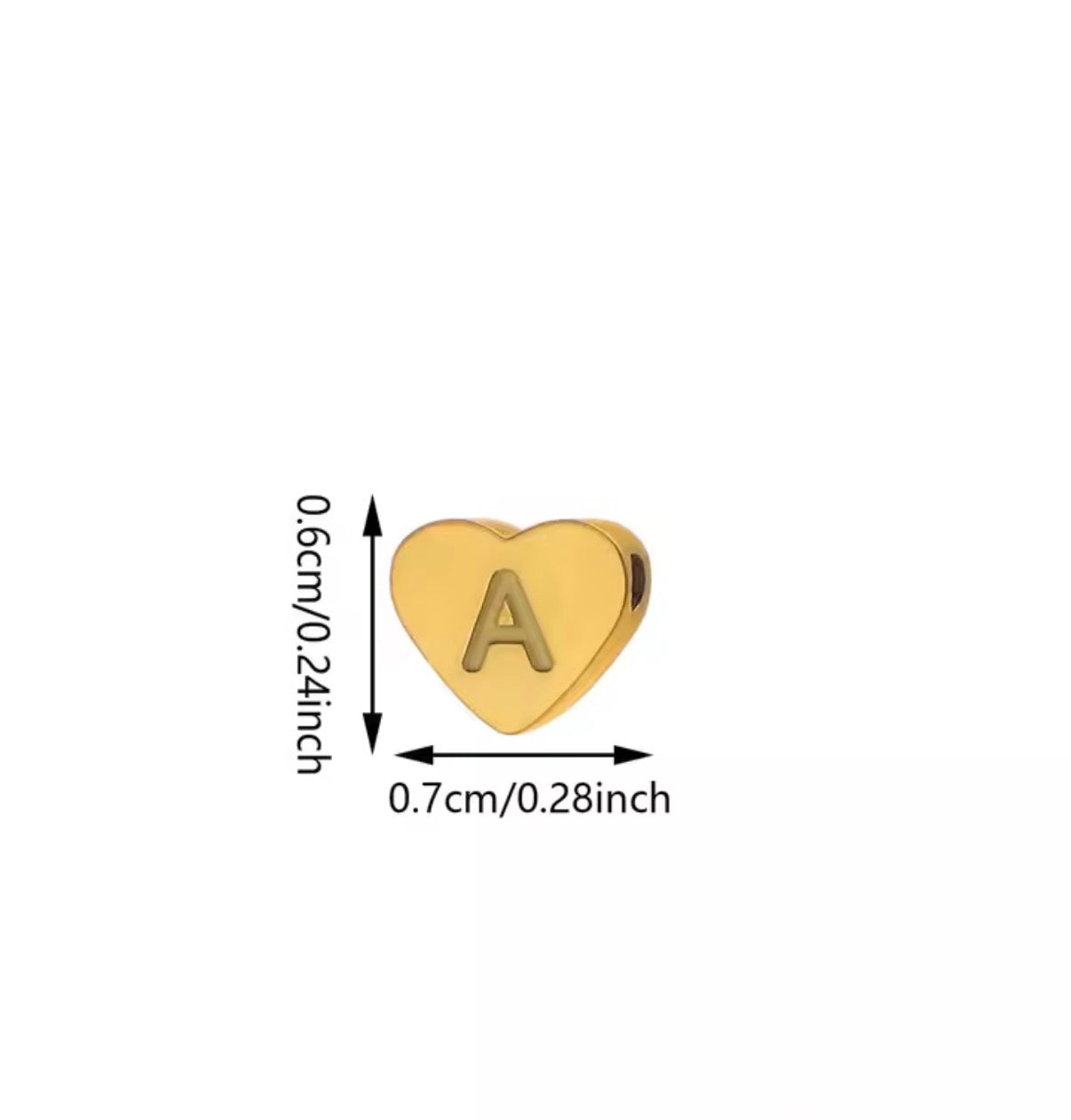 Minimalist Heart Initial & Birthstone NECKLACE