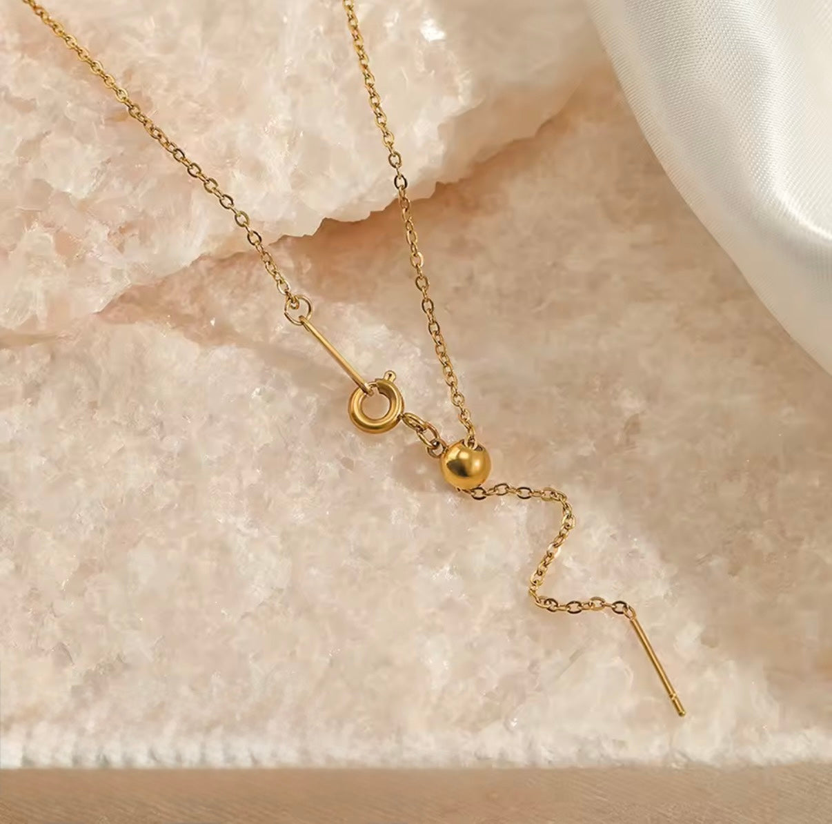 Minimalist Heart Initial & Birthstone NECKLACE