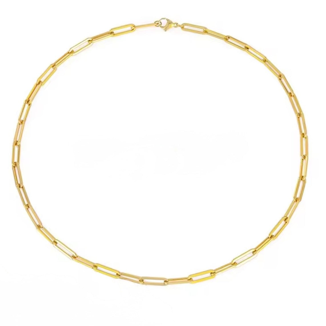 Paperclip Large Link Necklace 45cm