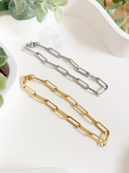 Paperclip Large Link Bracelet