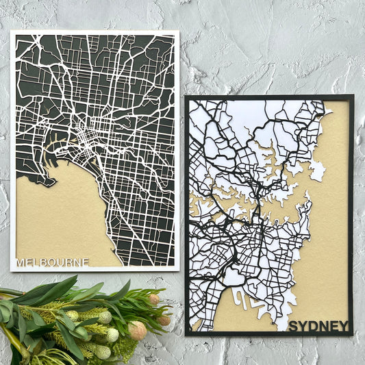 Custom Laser Cut Street Map | Personalised Location