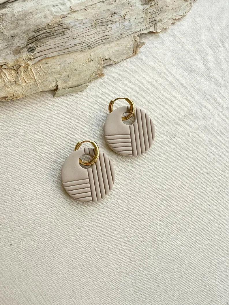 ZOE Minimalist Polymer Clay Earrings