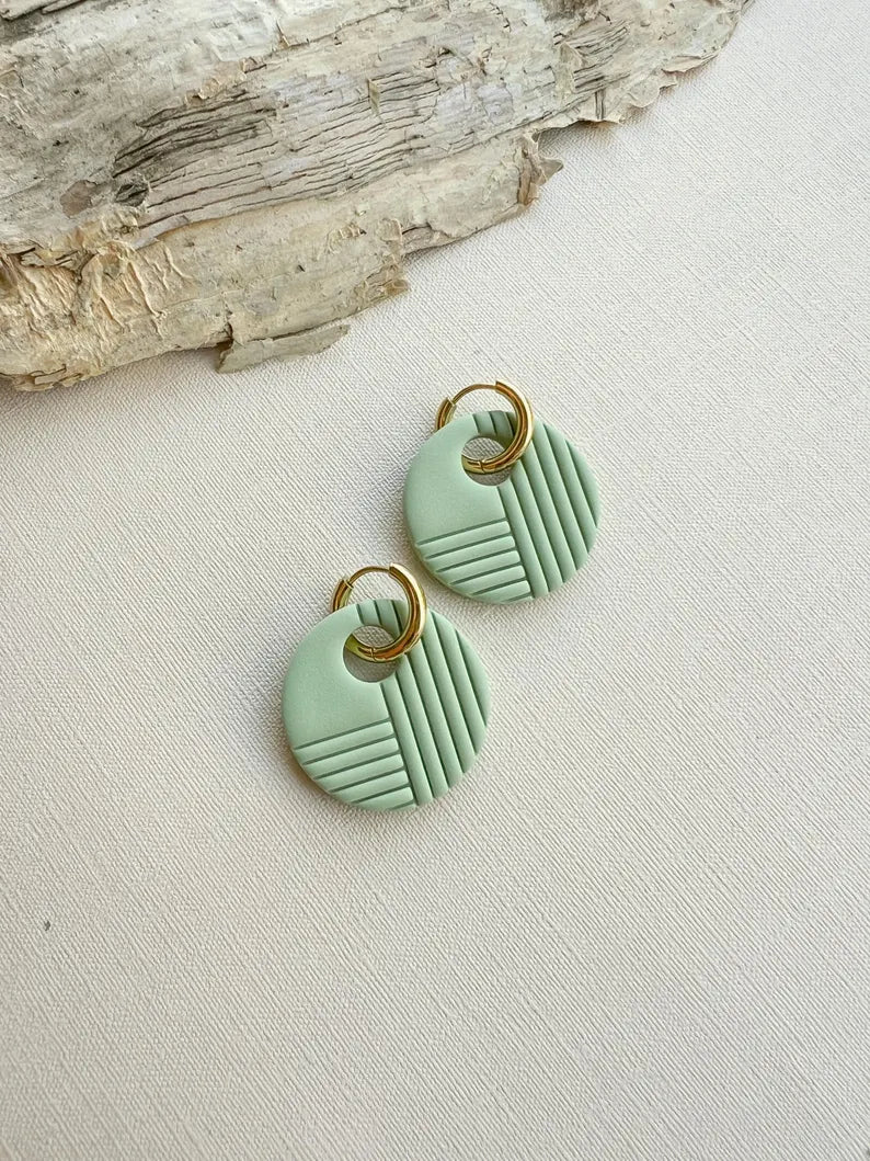 ZOE Minimalist Polymer Clay Earrings